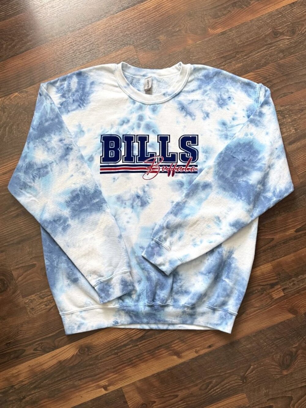 Buffalo Bills Cloud Wash Tie-Dye Sweatshirt